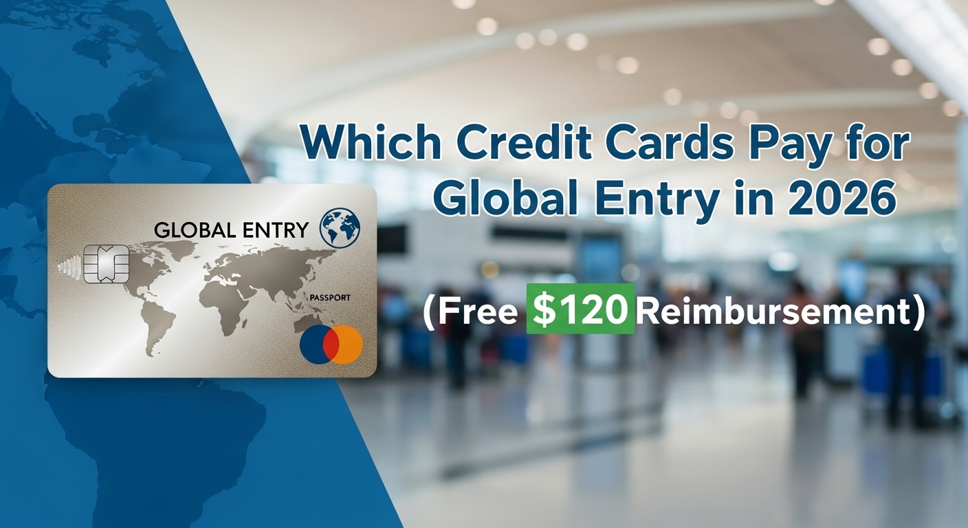 Which credit cards pay for Global Entry in 2026 - free $120 reimbursement