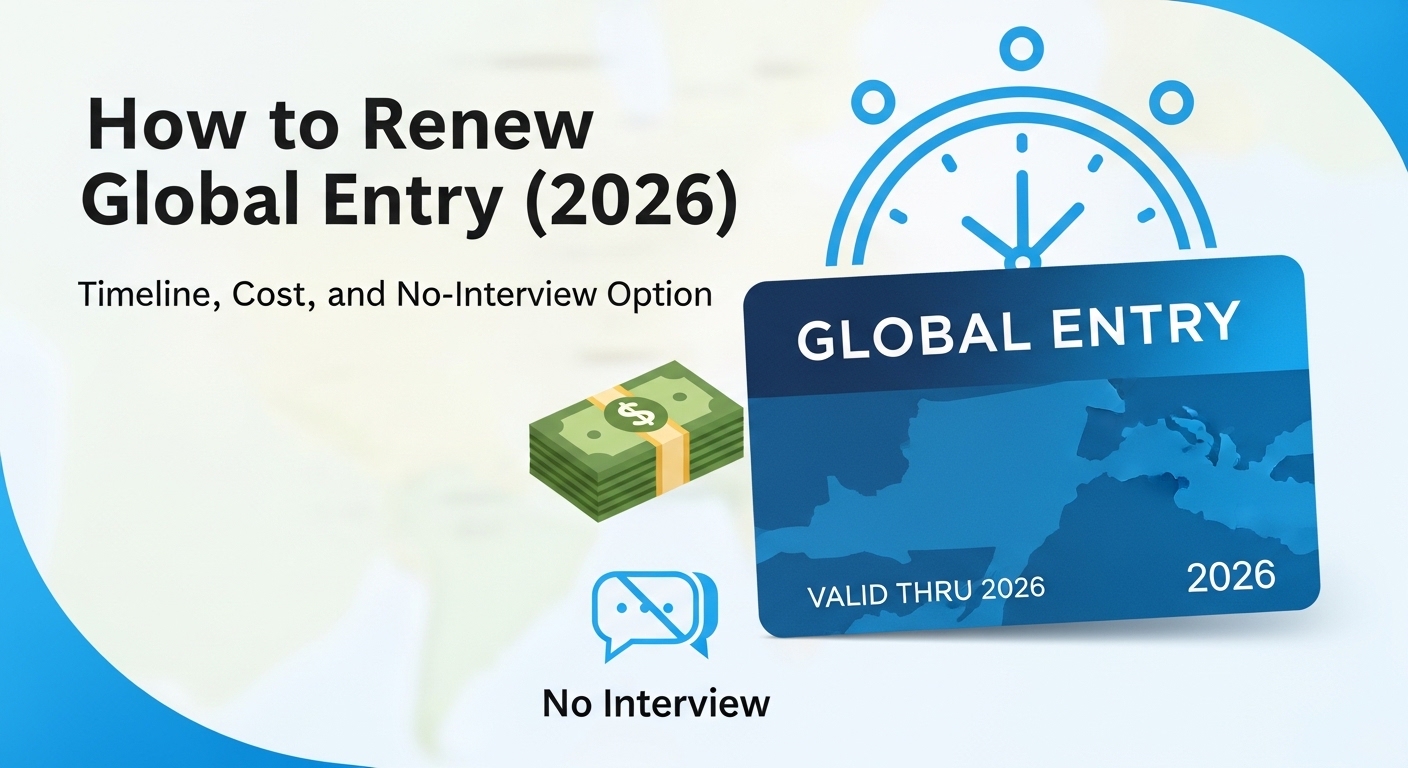 How to renew Global Entry (2026)